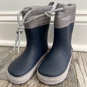 Rain Boots toddler 6 Western Chief navy gray boy girl